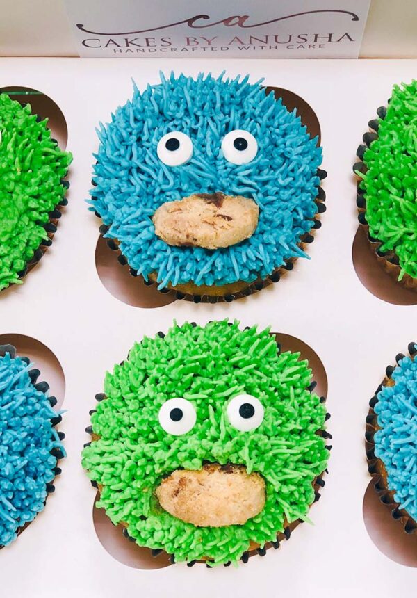 Blue Cookie Monster Gift box